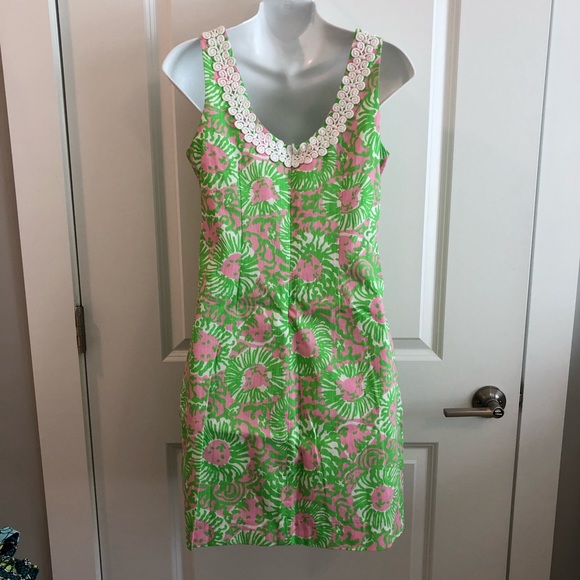 {Lilly Pulitzer} Liz Shift Sunnyside Lion Print - Picture 5 of 6